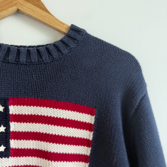 Women's Brandy Melville America Flag Cotton Sweater - Picture 11 of 11